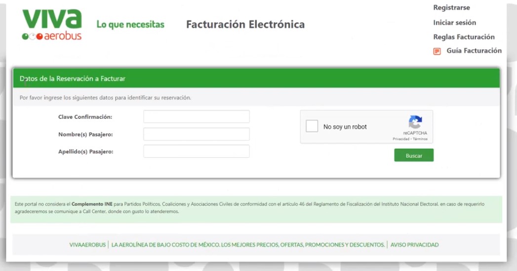 👉 Cómo Facturar tickets VIVAAEROBUS 2024